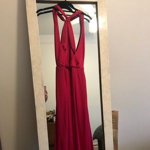 Banana Republic Pink Silk Gown